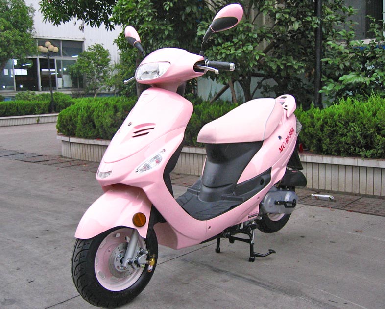 Pink Moped 50Cc