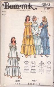 70s wedding dress pattern